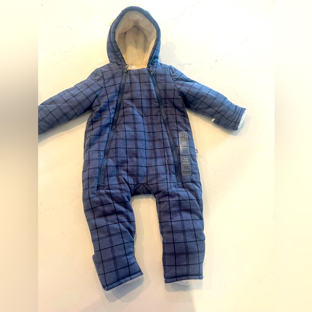 Baby gap winter fleece lined suit